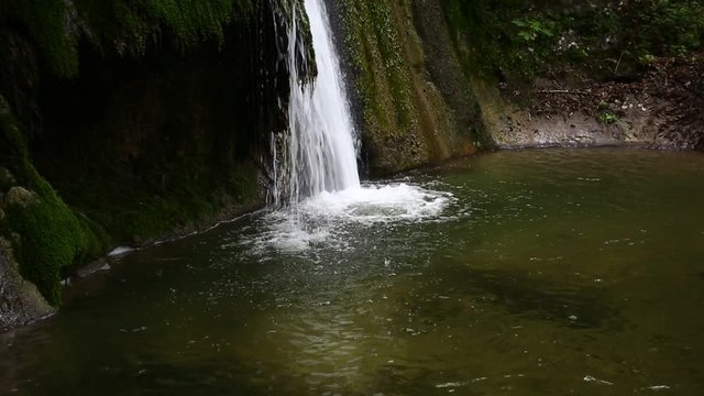 Waterfall in the mountain forest