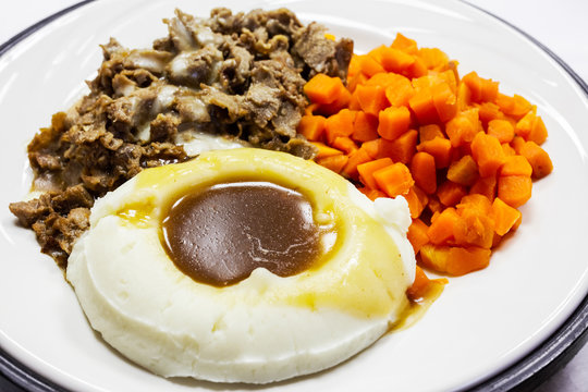 Plate Of Hospital Food