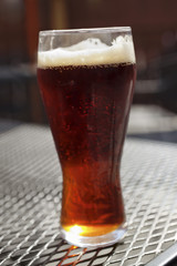 Beer Glass on a Table