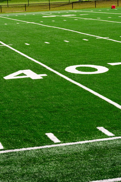 Picture of Football Field 40 Yard Line