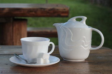 tea time outside