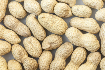 groundnut in the skin close-up