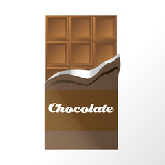 Chocolate bar illustration
