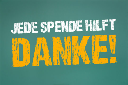 Jede Spende hilft Danke!