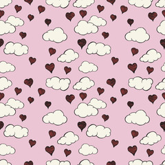 Valentine seamless pattern.