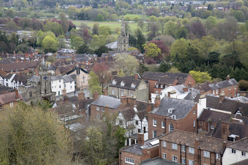 Fototapeta na wymiar View of Warwick