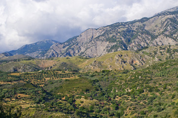 Fototapeta premium High mountains of Crete island, Greece