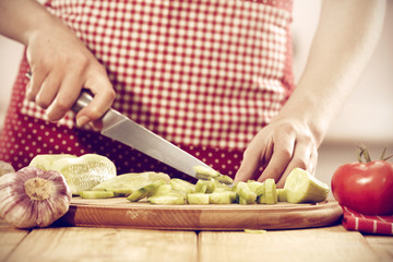 slicing food 