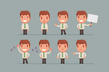 Cute business people