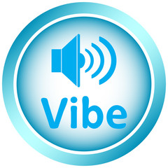 Icon light blue vibe loudspeaker