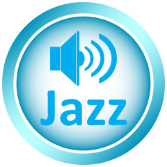 Icon light blue jazz loudspeaker