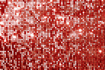 Fototapeta na wymiar Red background mosaic with light spots