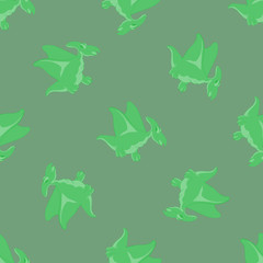 cartoon Dino seamless pattern
