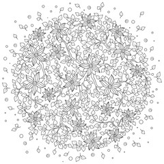 Pattern for coloring book.