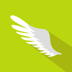 Wing icon in flat style