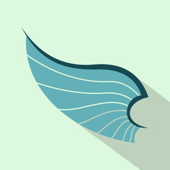 Wing icon in flat style