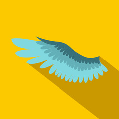 Wing icon in flat style