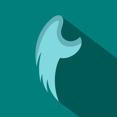 Wing icon in flat style