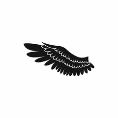Wing icon in simple style