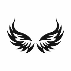 Wings icon in simple style