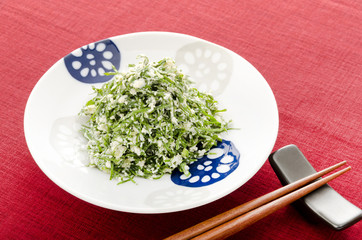 ニガナの白和え