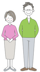 シニアのイラスト