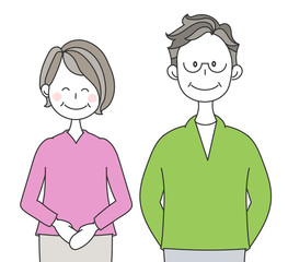 シニアのイラスト