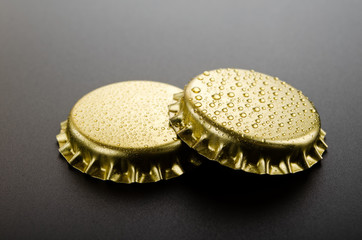 Gold crown caps