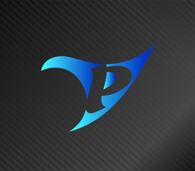 Letter p Alphabetical Logo Design Concepts
