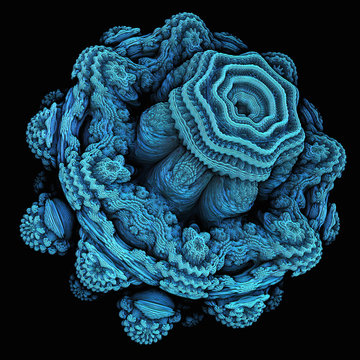 Fototapeta Mandelbulb 3D fractal structure