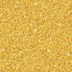 Gold sparkles. Gold glitter background. Gold background.