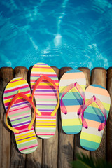 Naklejka premium Summer vacation concept