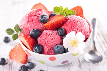 ice cream in bowl