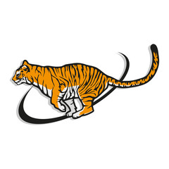 Fototapeta na wymiar Tiger logo
