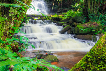 Waterfall in Phuhinrongkla National Park, Phitsalulok province, Thailand