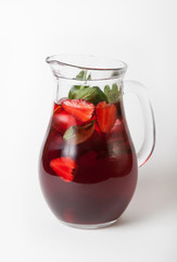 Strawberry lemonade drink