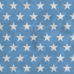 Retro background with white stars