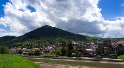 Fototapeta na wymiar Visoko pyramid, Bosnia and Herzegovina
