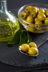 Olives and olive oil