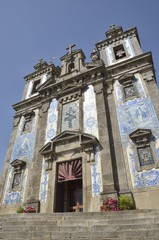 Tile church in Porto, Portugal