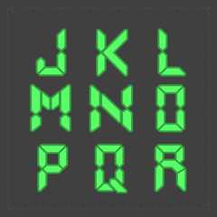 Calculator digital text. 