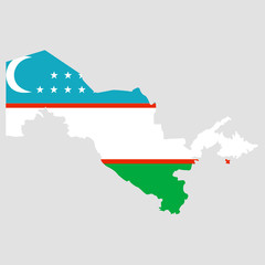 Territory of  Uzbekistan
