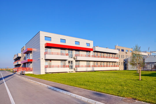Modern building in exterior