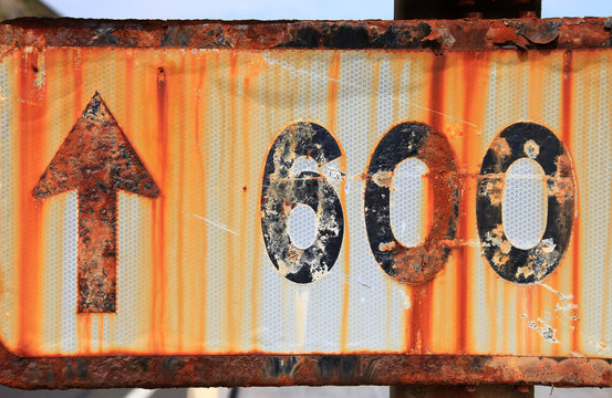  flecha se&ntilde;al &oacute;xido distancia 9675-f16
