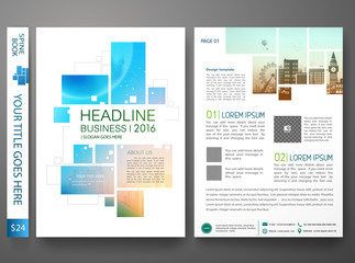Fototapeta na wymiar Brochure design template vector. Flyers annual report business magazine poster.Leaflet cover book presentation with abstract blue sky square and flat city background. Layout in A4 size.illustration.