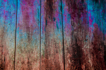 Texture painted wooden wall