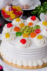 Sicilian cassata cake