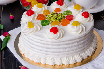 Sicilian cassata cake