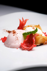 Strawberry ice cream