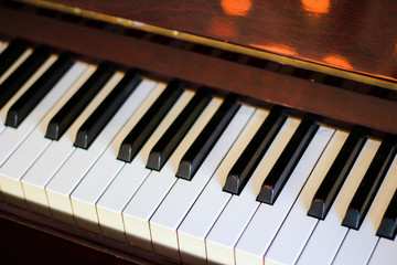 Fototapeta na wymiar Piano keyboard